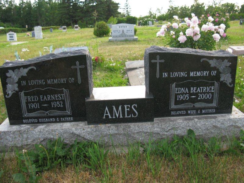 Ames grave stones